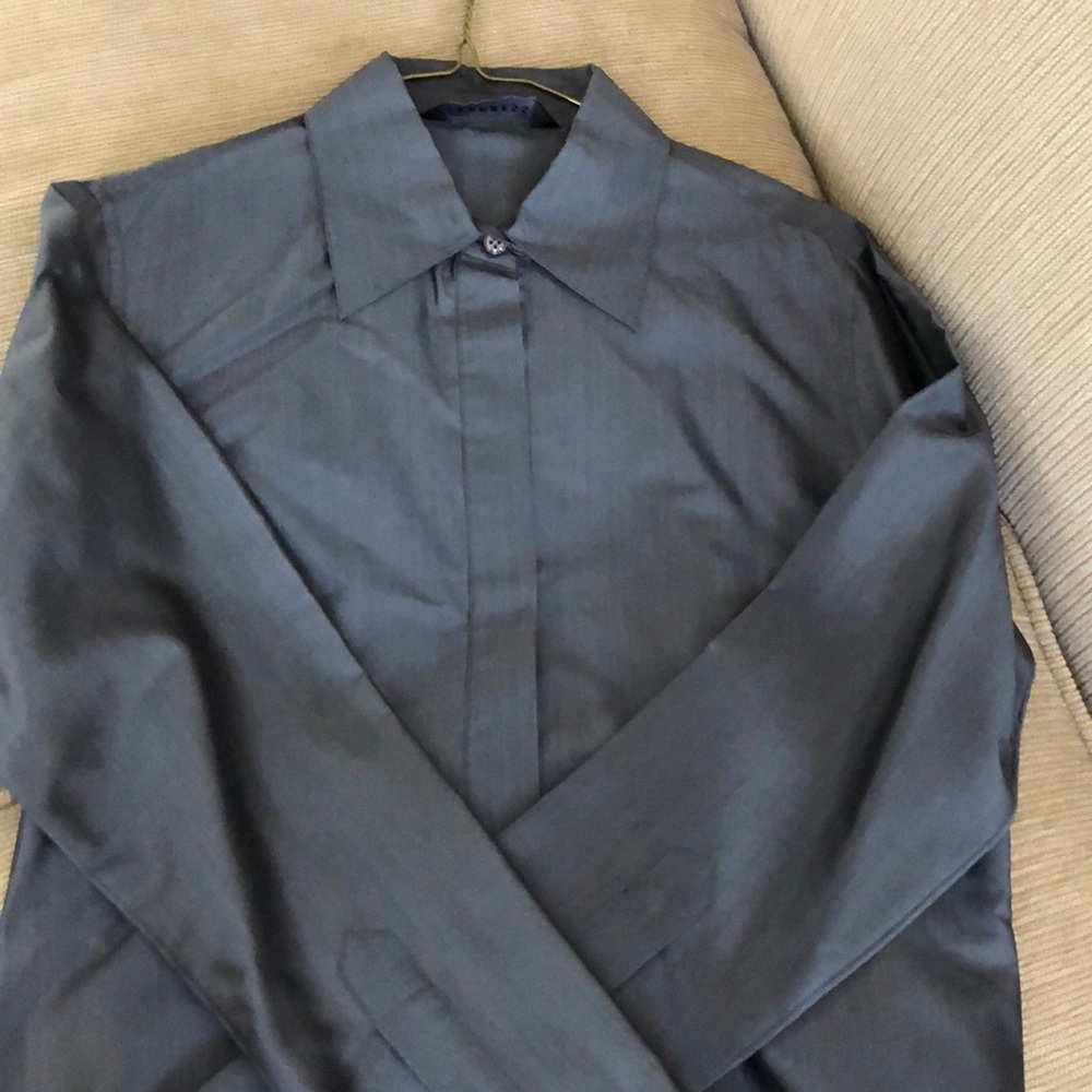 Express silk dress shirt